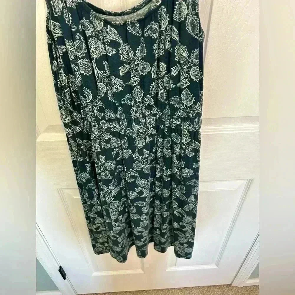 NWOT Garnet Hill Paisley Floral Dress size XS - Picture 3 of 5